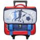 Ligue 1 Football Grigio 38 CM Borsa a tracolla con ruote di fascia alta