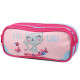 Rechteckiges Federmäppchen Lili lou Katze 23 CM - 2 Cpt