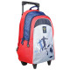 Hot Wheels Blue 45CM Premium Trolley Wheeled Backpack