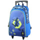 Hot Wheels Blue 45CM Premium Trolley Zaino con Ruote