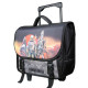 Ligue 1 Football Grey 38 CM High-End Wheeled Satchel