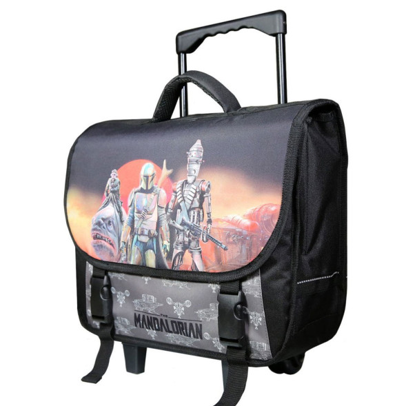 Cartable à roulettes Star Wars The Mandalorian 38 CM Haut de Gamme