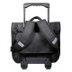 Ligue 1 Football Grey 38 CM High-End Wheeled Satchel