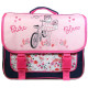 Borsa a tracolla da bici rosa pepe bianco 38 cm