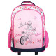 Backpack on wheels Poivre Blanc Vélo Rose 45 CM Trolley fille