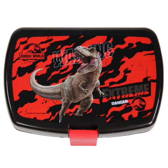 Jurassic World Scatola Snack Dinosauro Nero 17 CM