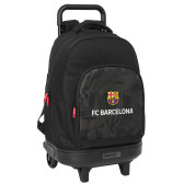 Mochila con ruedas FC Barcelona negra 45 cm - Trolley de alta gama