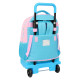 Rugzak op wielen Benetton Lilac - Trolley 45 CM