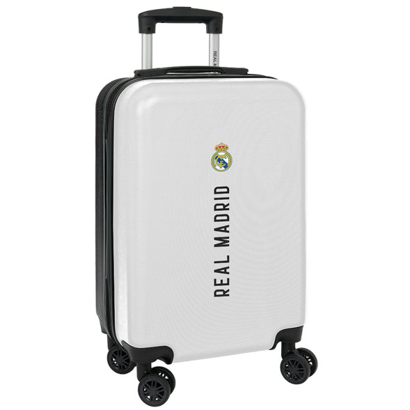 Real Madrid zwart-witte 50 CM Premium handbagagekoffer