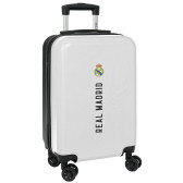 Maleta de mano Real Madrid Blanco y Negro 50 CM Premium