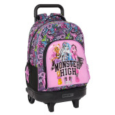 Sac à dos à roulettes Monster High Drama - Trolley 45 CM