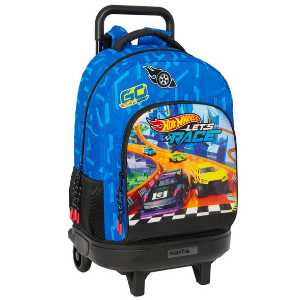 Hot Wheels Let's Race 45 CM Trolley Premium Wheeled Backpack