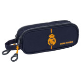 Trousse rectangulaire Real Madrid bleu marine 21 CM - 2 cpt