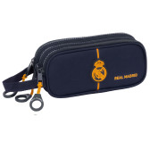 Rechteckiges Federmäppchen Real Madrid Orange 21 CM - 3 Stück