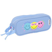 Smiley World Happy Estuche Rectangular 21 CM - 2 cpt