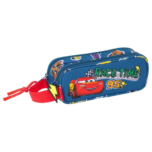 Trousse rectangulaire Cars Racing 21 CM - 2 cpt