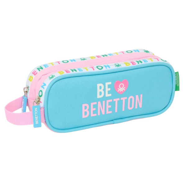 Trousse rectangulaire Benetton Unique 21 CM - 2 cpt