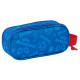 Trousse Spiderman Bleue et rouge 3D 21 CM - 2 cpt