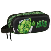 Trousse Hulk noire 3D 21 CM - 2 cpt