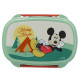 Mickey Mouse Caja de Bocadillos con Cubiertos - Premium