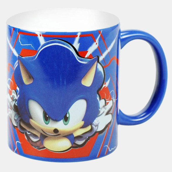 Blue Sonic Mug 320ml Ceramic