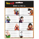 Dragon Ball Z School Tags - Set of 16