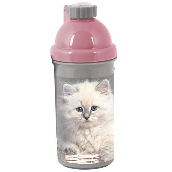 Awesome kitten water bottle!