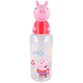 Botella de agua con figurita Peppa Pig 3D 560 ML