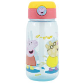 Peppa Pig 510 ML Botella de Agua con Pajita