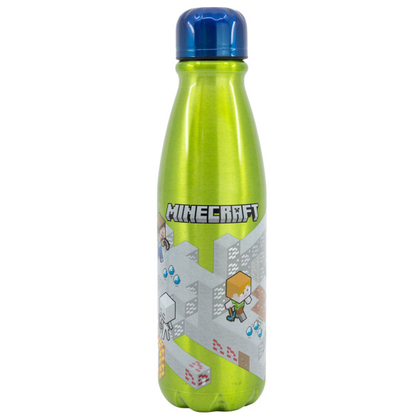 Gourde Minecraft en aluminium 600 ml