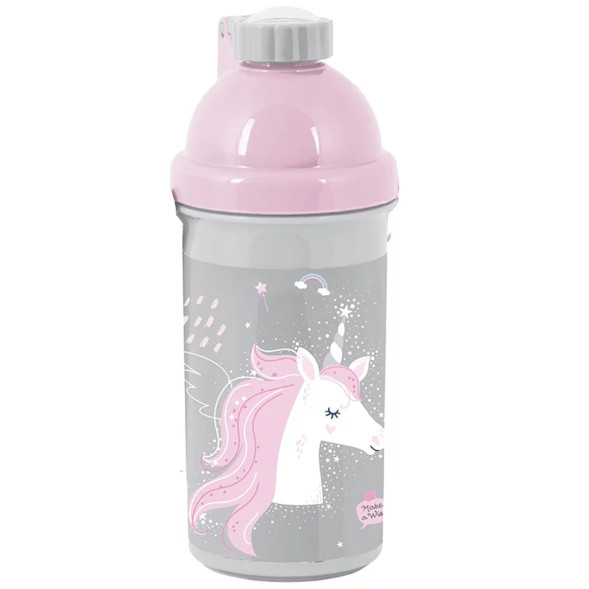 Unicorn water bottle "Make a Wish!" - 18 CM