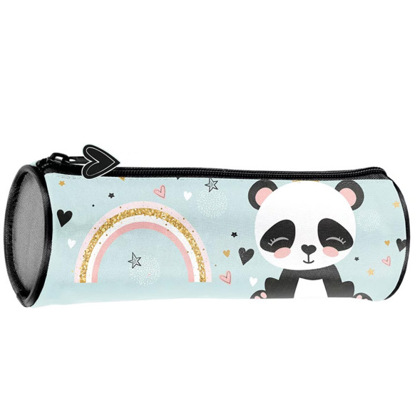 Panda Happy Days Rundes Federmäppchen 21 CM High-End