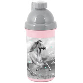 Botella de Agua Caballo Rosa - 18 CM