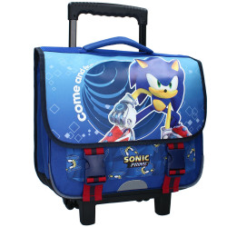 Sonic Supreme Power Schulranzen mit Rollen - 38 CM Premium