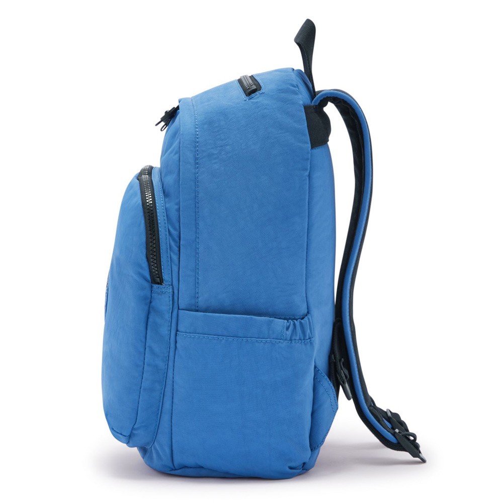 Zaino Kipling Delia Medio - Leggero, Nylon, Con Tasca Portabottiglia, 13L, Grigio