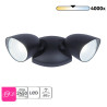 INSPIRE - Applique LED d'extérieur DELTONA - Projecteur noir - 27,2 x 12,5 cm - 2450 Lm - 4000 K - IP54