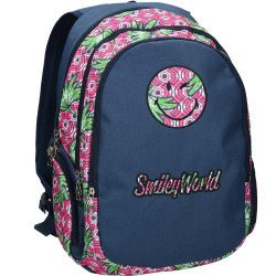 Mochila Smiley Afro Street 44 CM 2 Cpt