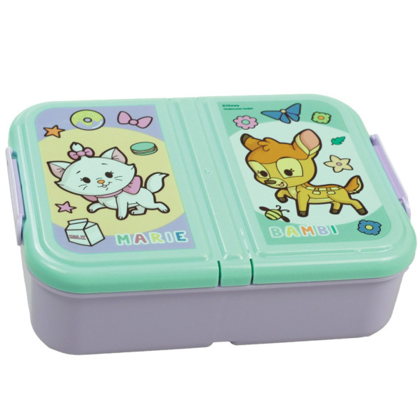 Bambi und Marie Aristochat Snackbox 17 CM - 3 Cpt