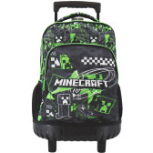 Minecraft Creeper 43 CM 2 Cpt Wheeled Backpack