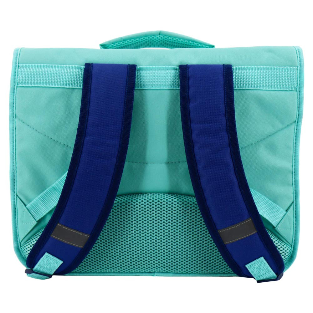 Zaino Bagtrotter Cybel 38 Cm – Unicorno Con Cavallo E Fiori Blu – Per Bambini Scuola Primaria
