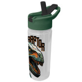 Raptor Dinosaurier Flasche 500ML mit Strohhalm