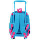 Bluey 3D 3D Rucksack mit Rollen 32 CM Kindergarten