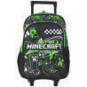 Sac à dos à roulettes Minecraft Creeper 42 CM 2 Cpt