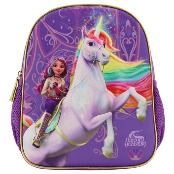Unicorn Unicorn Academy 3D 32 CM Kleuterschool Rugzak
