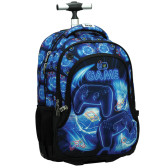 Back Me Up Neon Games Wheeled Backpack 48 CM - School Bag