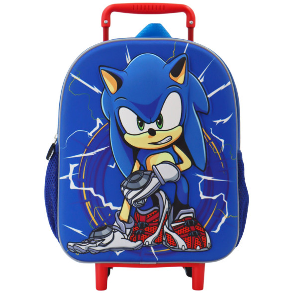 Mochila con ruedas Sonic 3D 32 CM Infantil