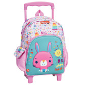 Sac à dos à roulettes Lapin Fisher 30 CM Maternelle