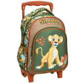 König der Löwen Simba Rucksack mit Rollen 30 CM Vorschule Trolley