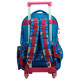 Sac à dos à roulettes Vaiana Wave 46 CM Trolley Haut de Gamme - Cartable