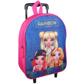 Sac à roulettes Rainbow High 32 CM maternelle